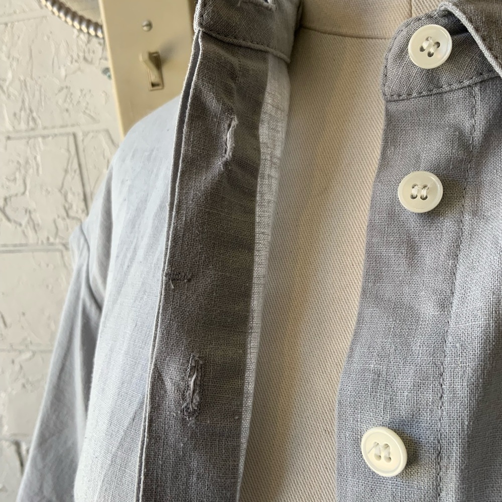 Neul Linen boxy button down shirt - Picture 10 of 12